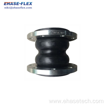 Flange type rubber bellow flexible expansion joint